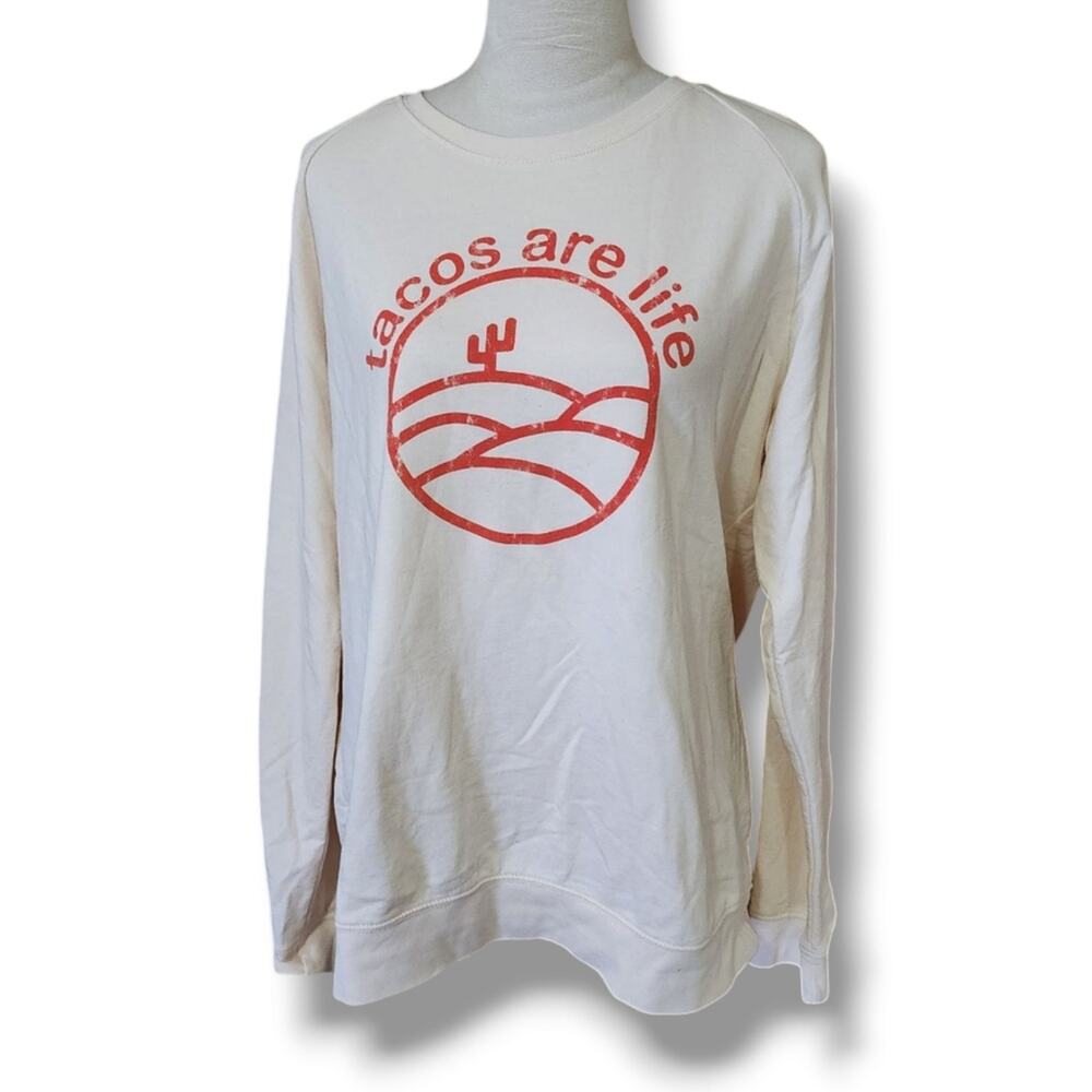 Tacos Are Life Crewneck Sweatshirt